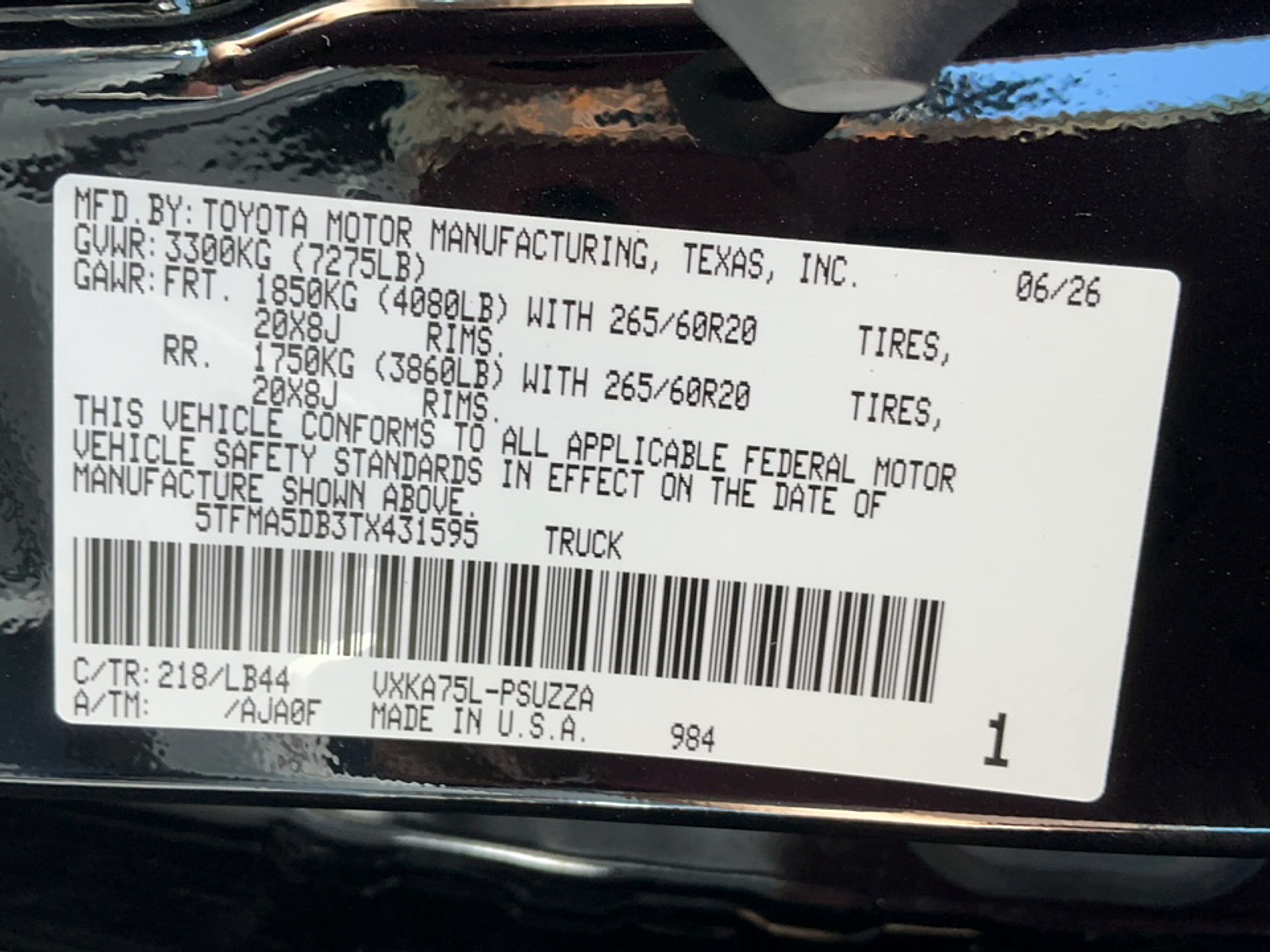 New 2026 Toyota Tundra Sedan