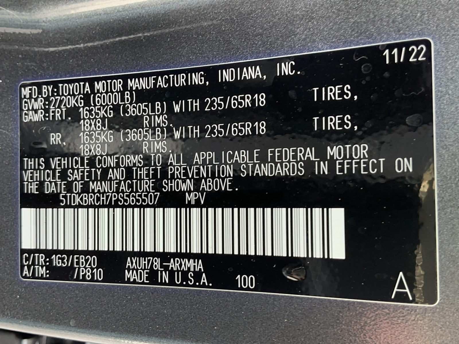Used 2023 Toyota Highlander Sedan