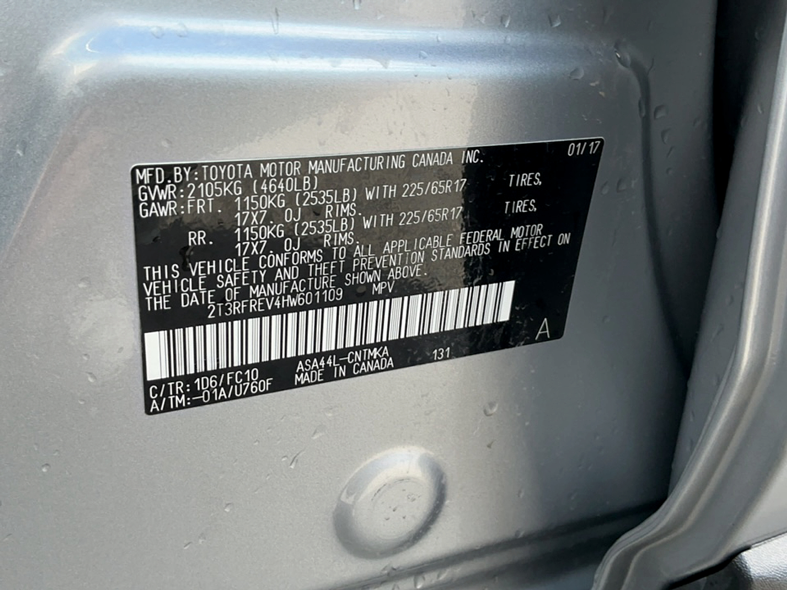 Used 2017 Toyota RAV4 Sedan