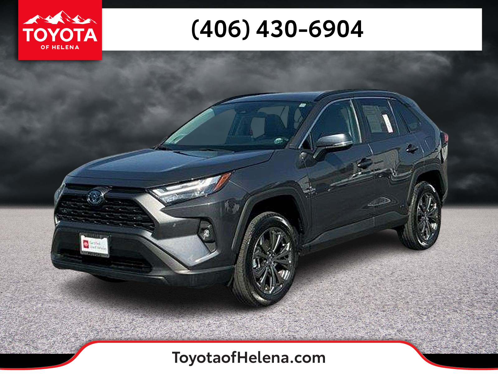 Magnetic Gray Metallic 2024 Toyota RAV4 Hybrid SUV / Crossover All-Wheel Drive Automatic