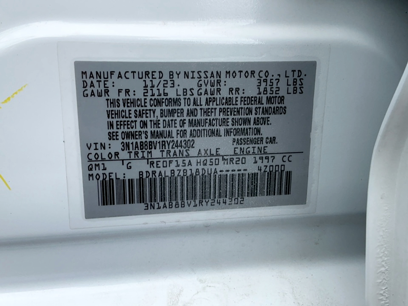 Used 2024 Nissan Sentra Sedan