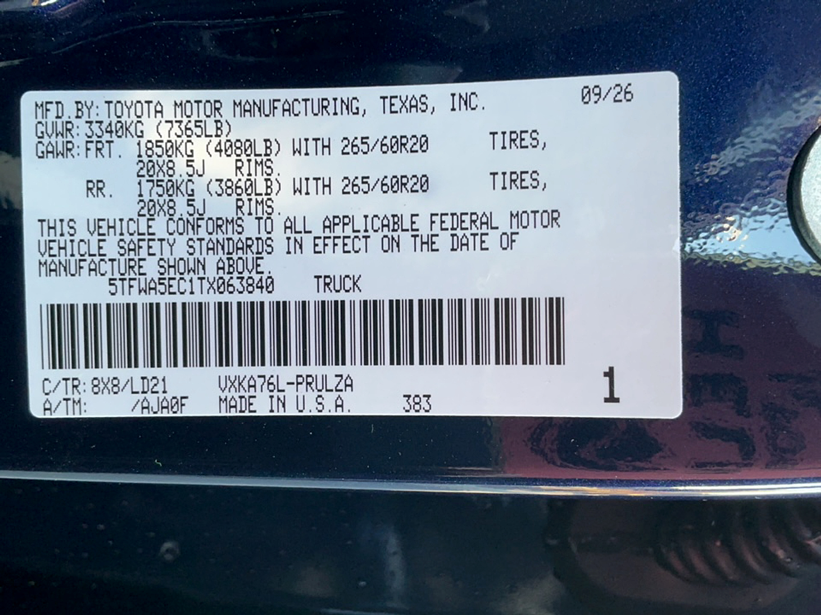 New 2026 Toyota Tundra Sedan