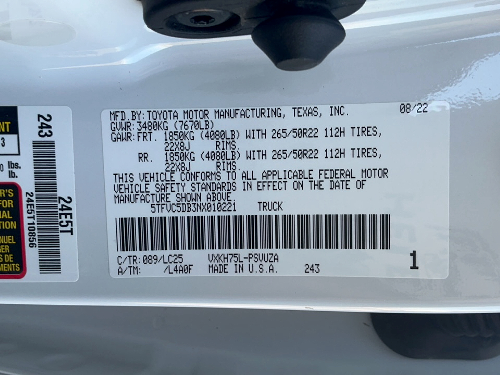 Used 2022 Toyota Tundra Hybrid Truck