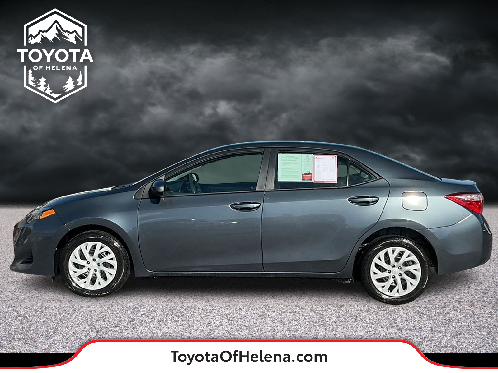 Certified 2018 Toyota Corolla LE with VIN 5YFBURHE6JP854371 for sale in Helena, MT