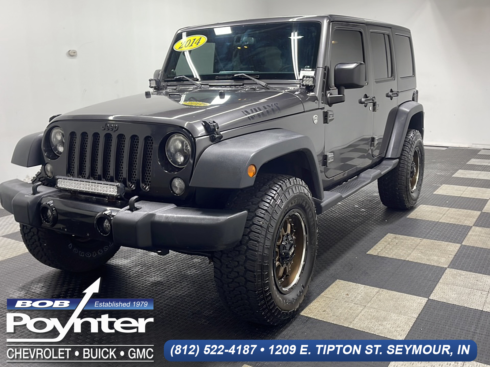 Black Clearcoat 2014 Jeep Wrangler SUV / Crossover Four-Wheel Drive Manual