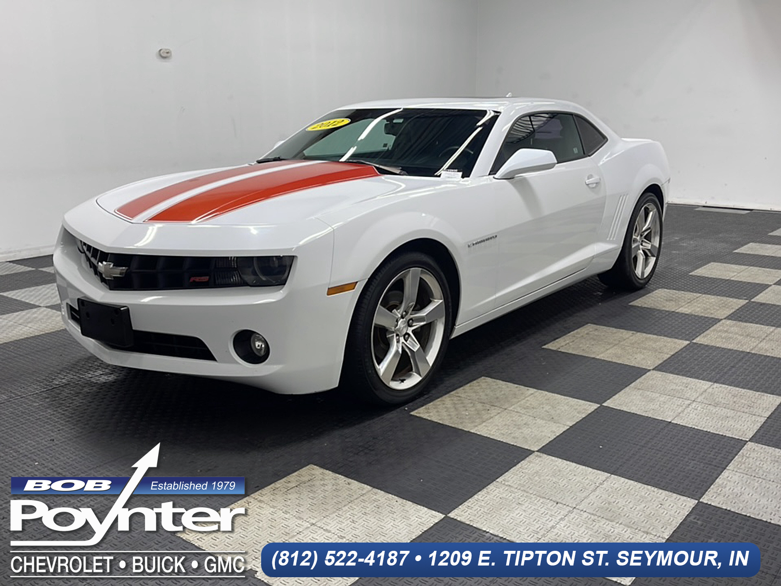 Summit White 2012 Chevrolet Camaro Coupe Rear-Wheel Drive Manual