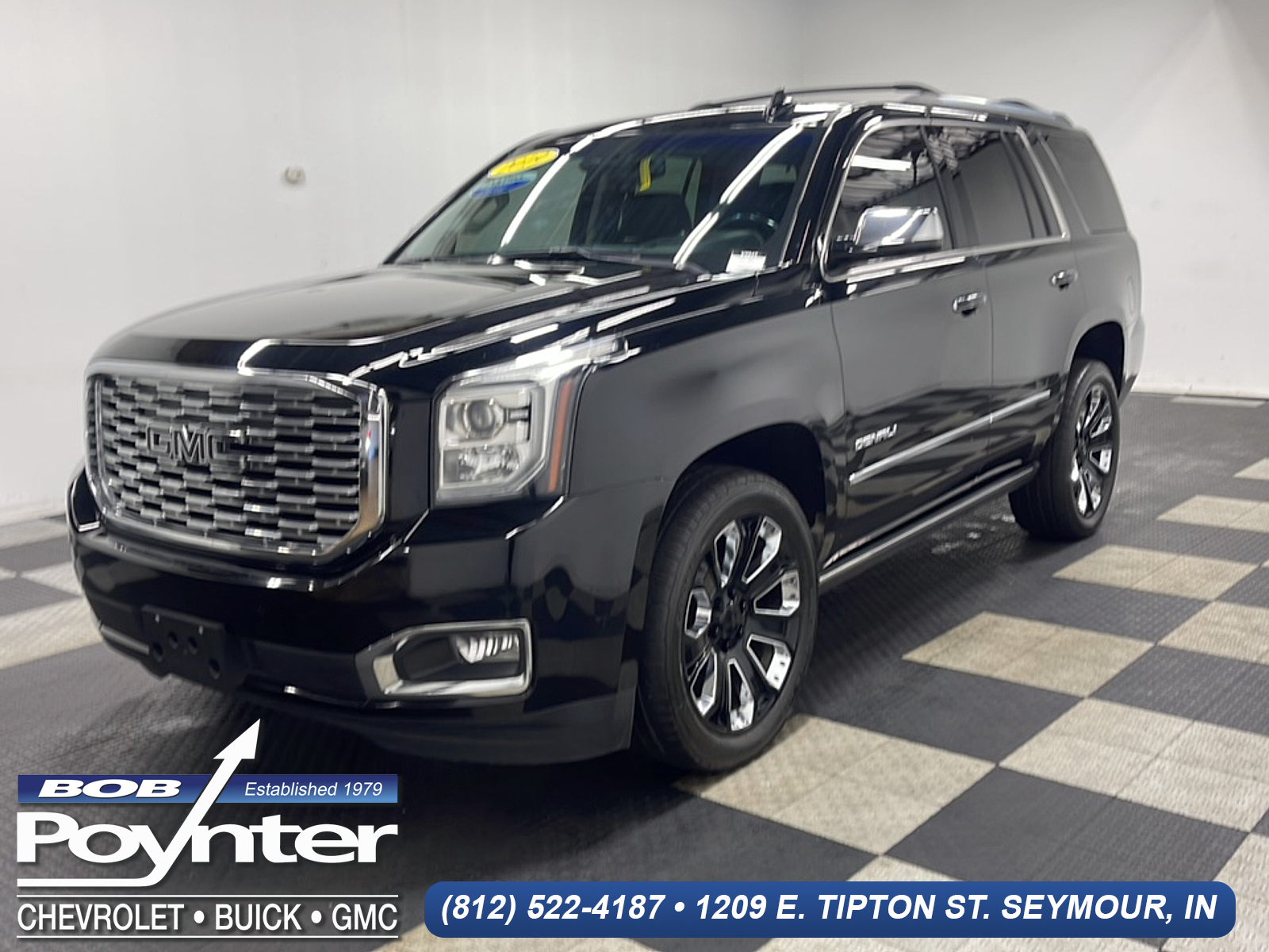 Onyx Black 2019 GMC Yukon SUV / Crossover Four-Wheel Drive Automatic