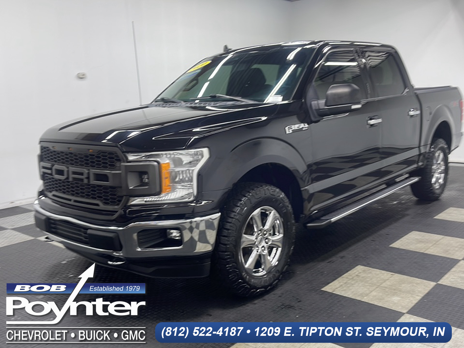 Agate Black Metallic 2020 Ford F-150 Pickup Truck Four-Wheel Drive Automatic