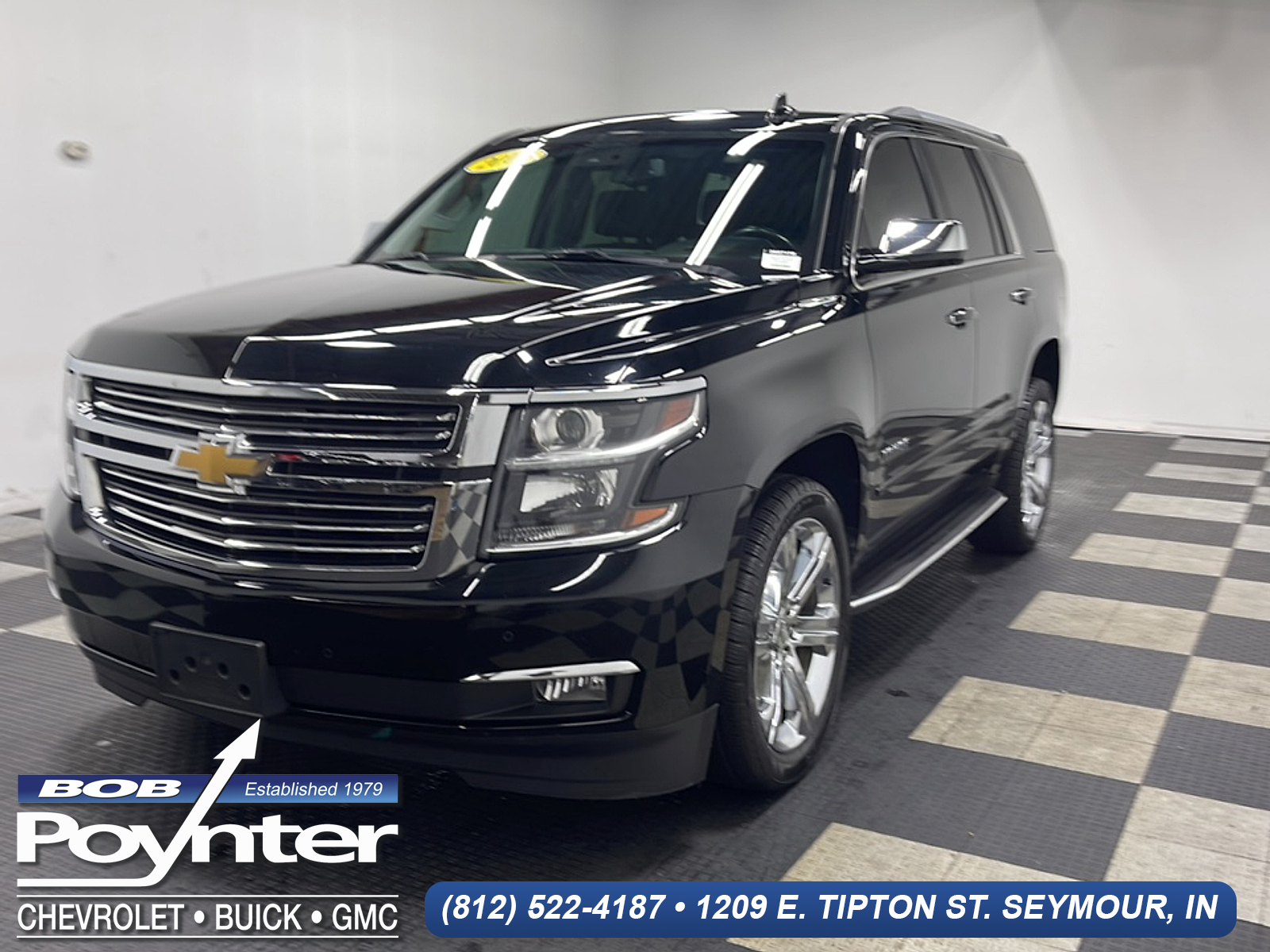 Black 2017 Chevrolet Tahoe SUV / Crossover Four-Wheel Drive Automatic
