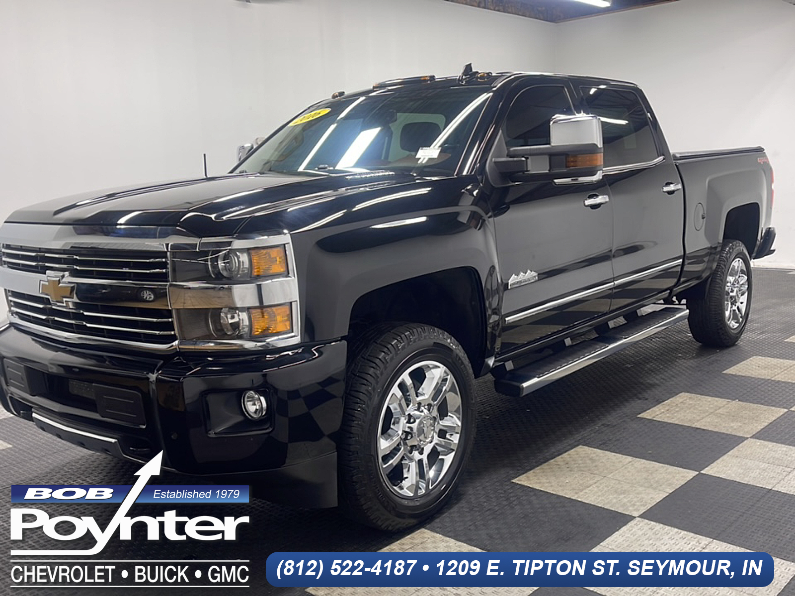 Black 2016 Chevrolet Silverado 2500HD Pickup Truck Four-Wheel Drive Automatic