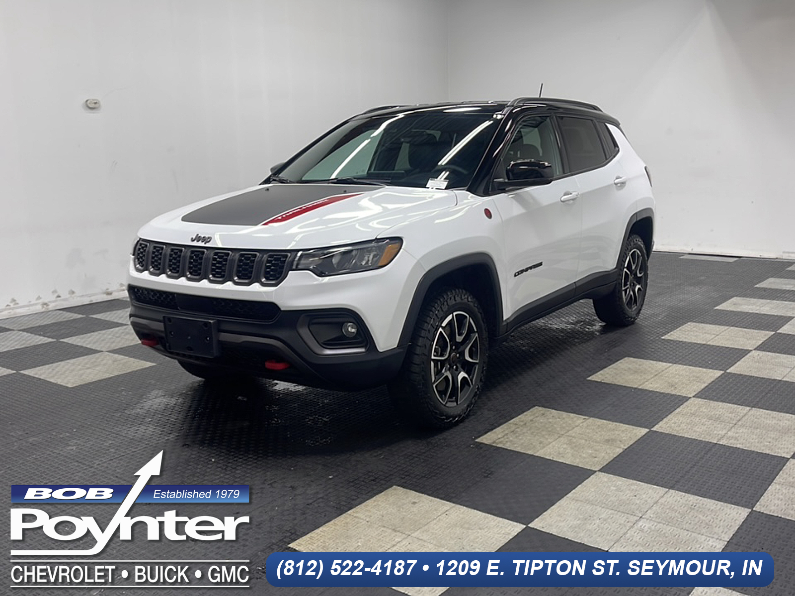Bright White Clearcoat 2025 Jeep Compass SUV / Crossover Four-Wheel Drive Automatic