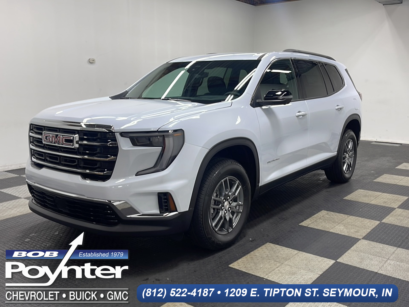 Glacier White Tricoat 2026 GMC Acadia SUV / Crossover Four-Wheel Drive Automatic