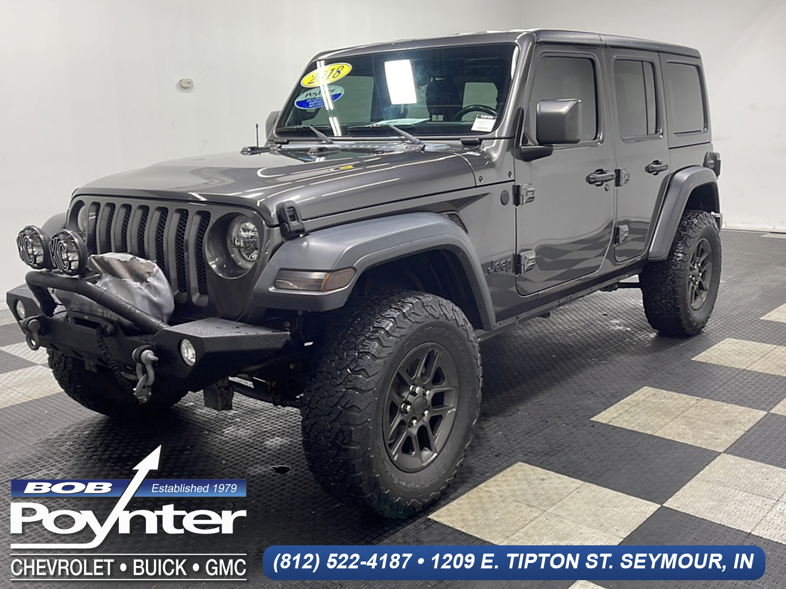 Gray (Granite Crystal Metallic Clearcoat) 2018 Jeep Wrangler SUV / Crossover Four-Wheel Drive Automatic