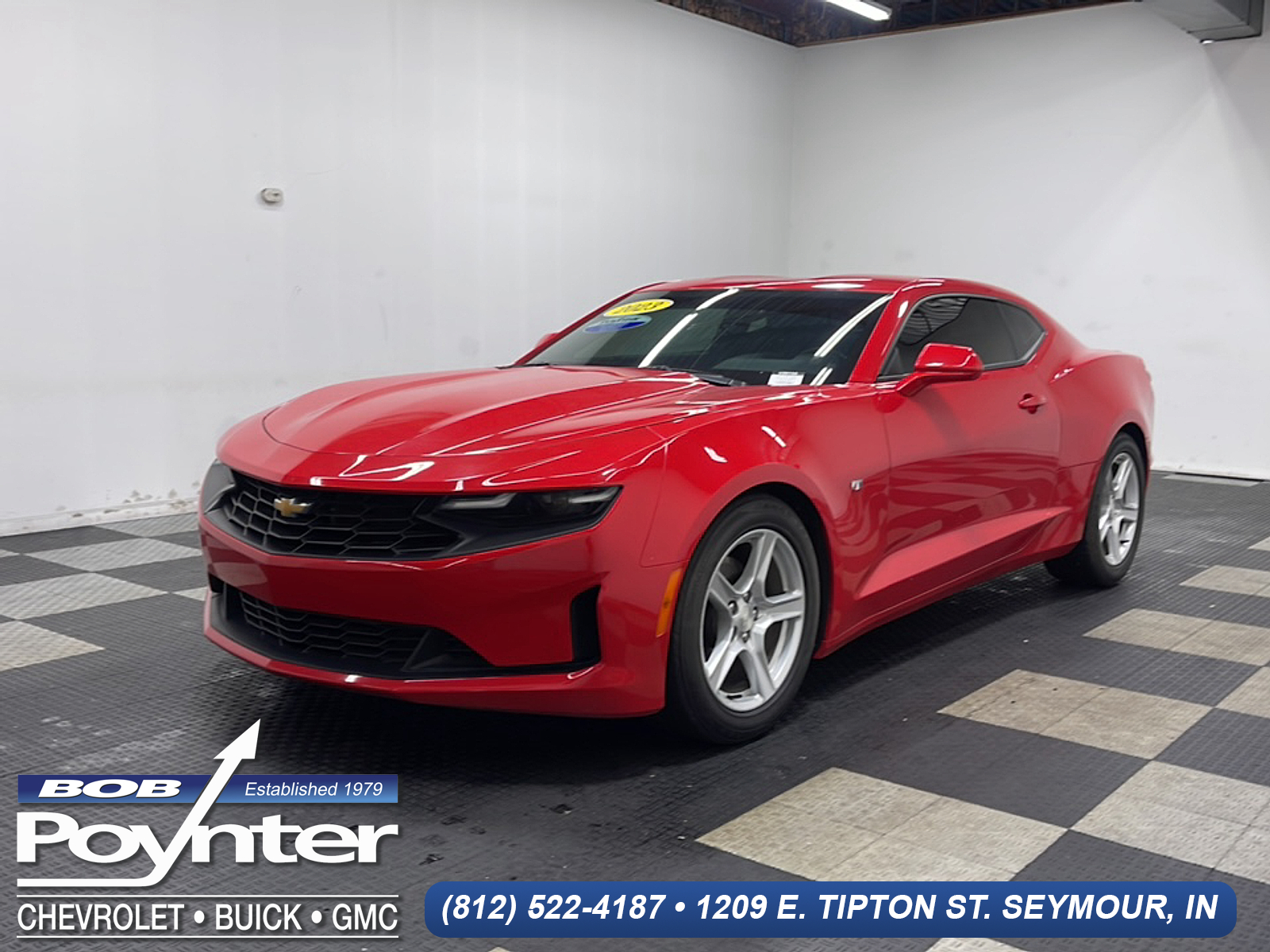 Red Hot 2023 Chevrolet Camaro Coupe Rear-Wheel Drive Automatic