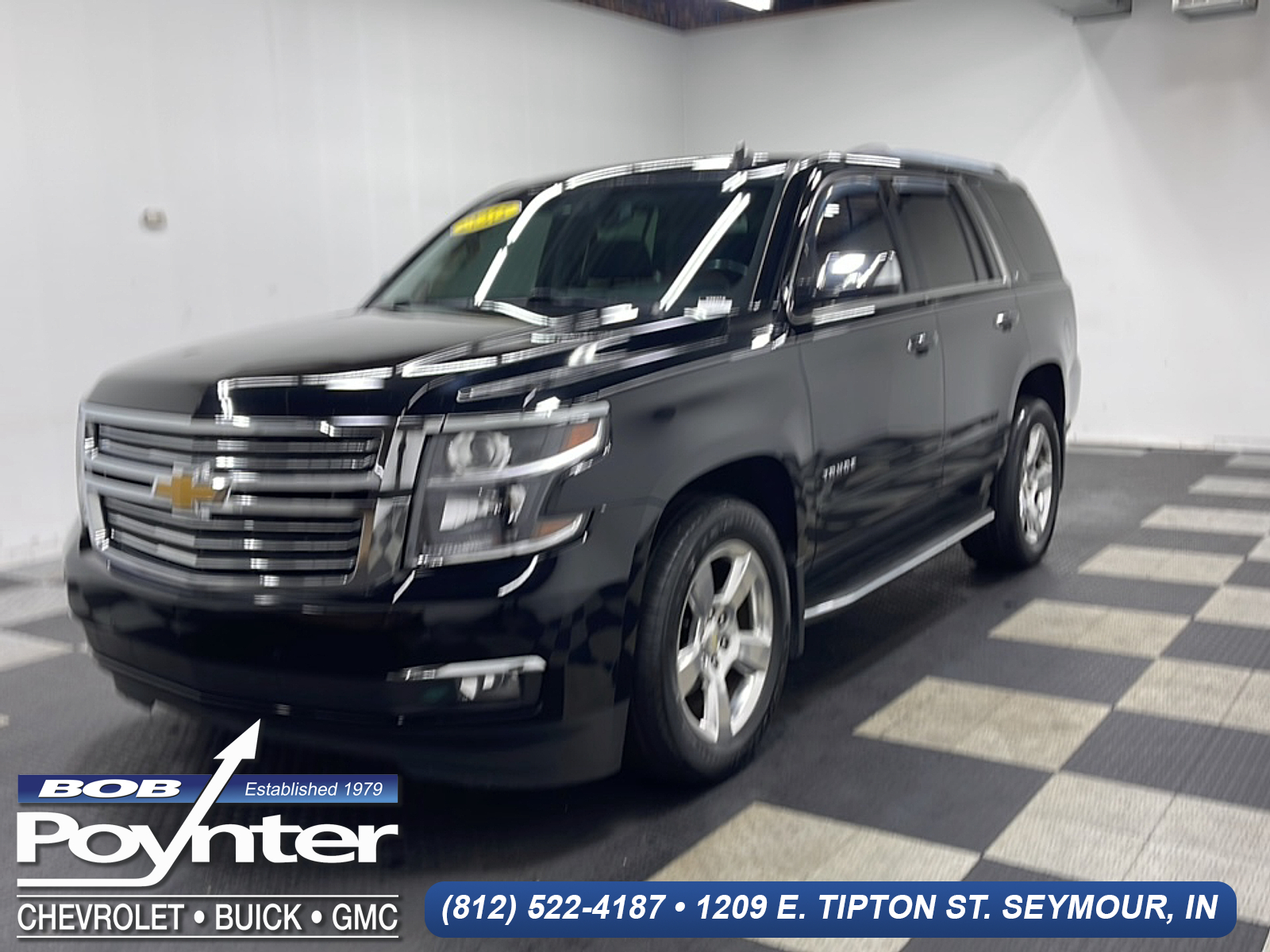 Black 2015 Chevrolet Tahoe SUV / Crossover Four-Wheel Drive Automatic