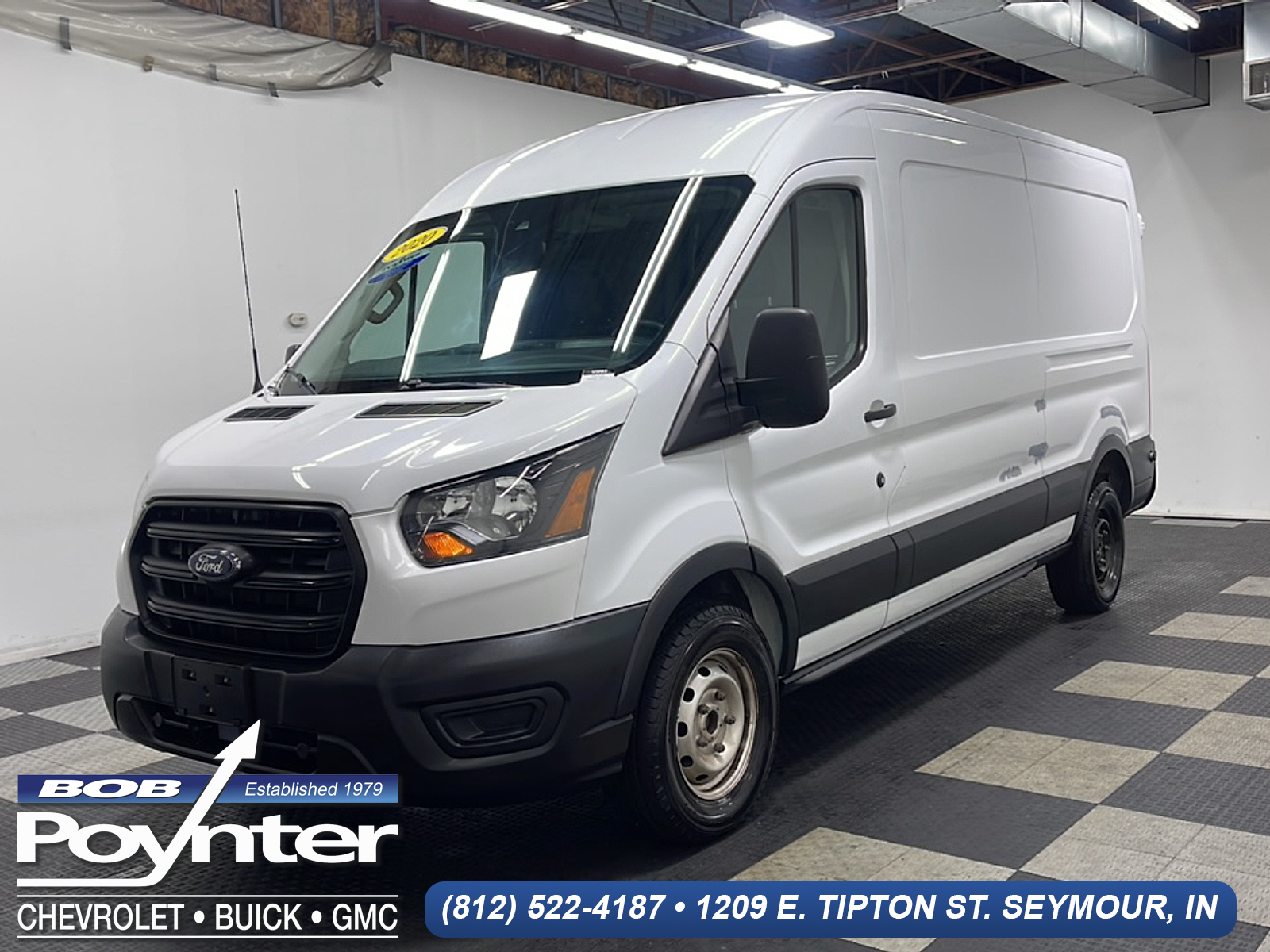 Oxford White 2020 Ford Transit Cargo Van Rear-Wheel Drive Automatic