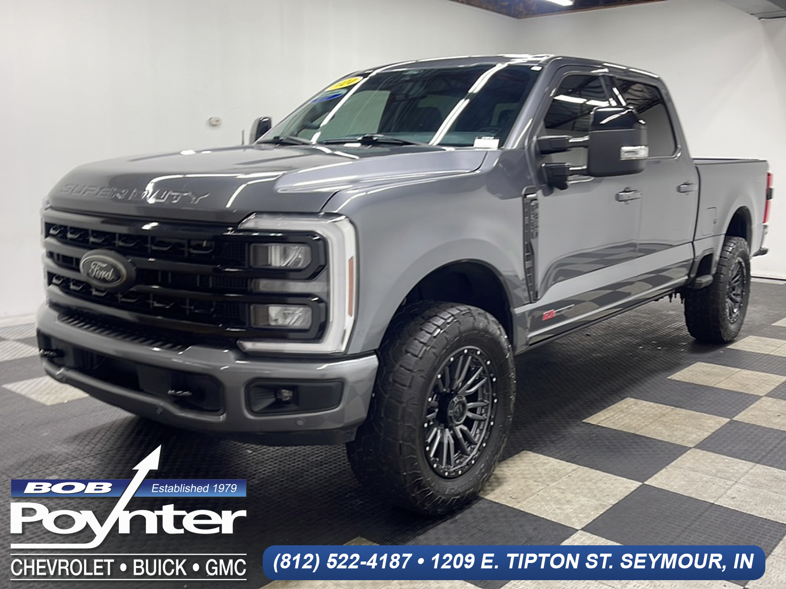 Carbonized Gray Metallic 2024 Ford F-350 Super Duty Pickup Truck Four-Wheel Drive Automatic