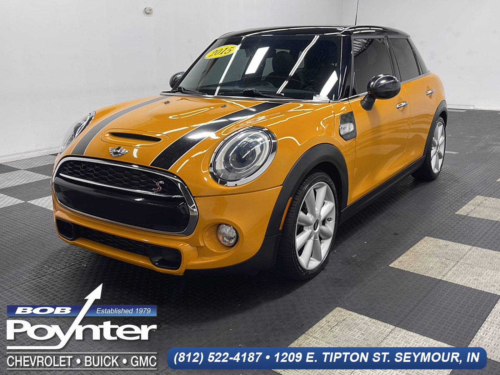 Volcanic Orange 2015 MINI Cooper Hatchback Front-Wheel Drive Manual