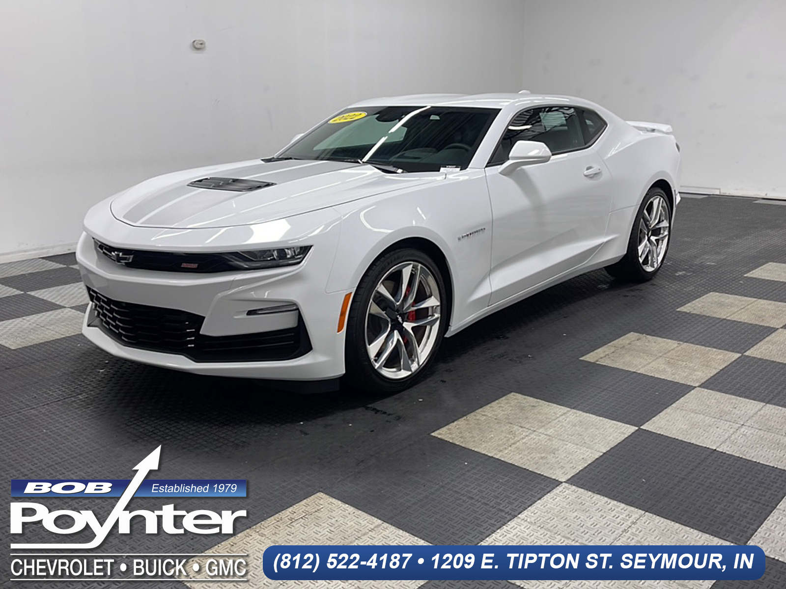 Summit White 2022 Chevrolet Camaro Coupe Rear-Wheel Drive Automatic