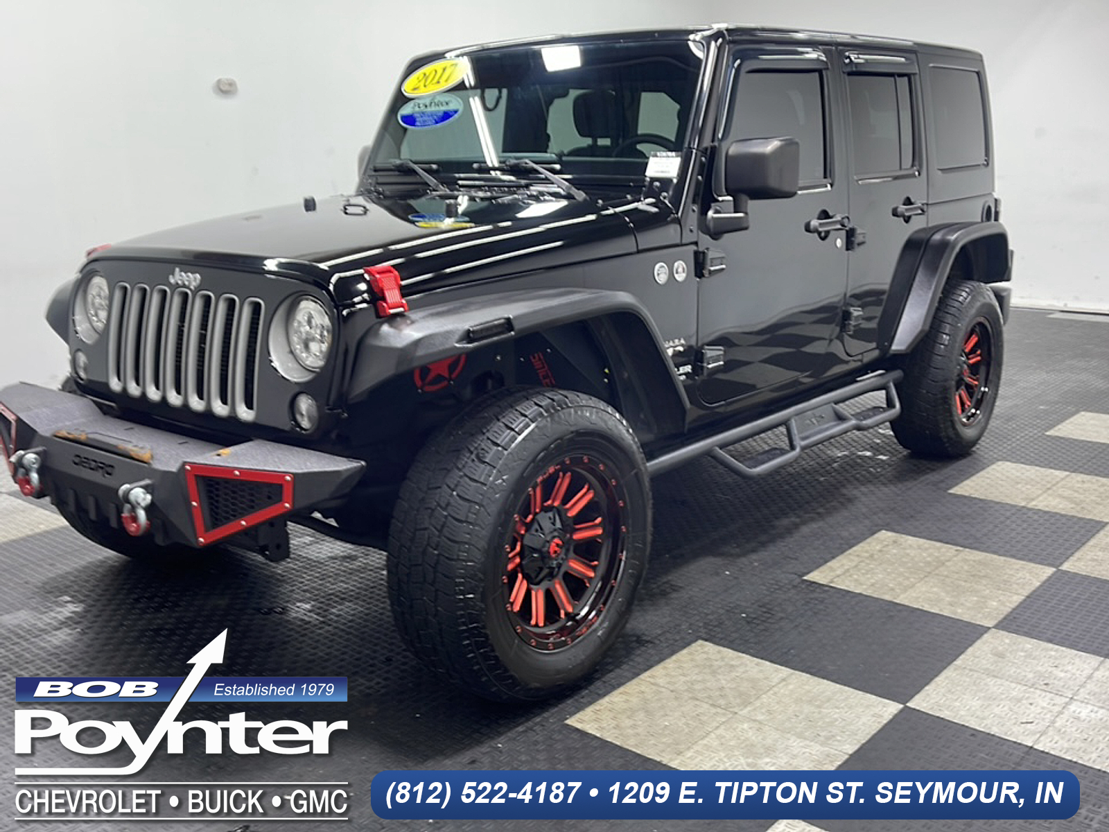 Black 2017 Jeep Wrangler SUV / Crossover Four-Wheel Drive Manual