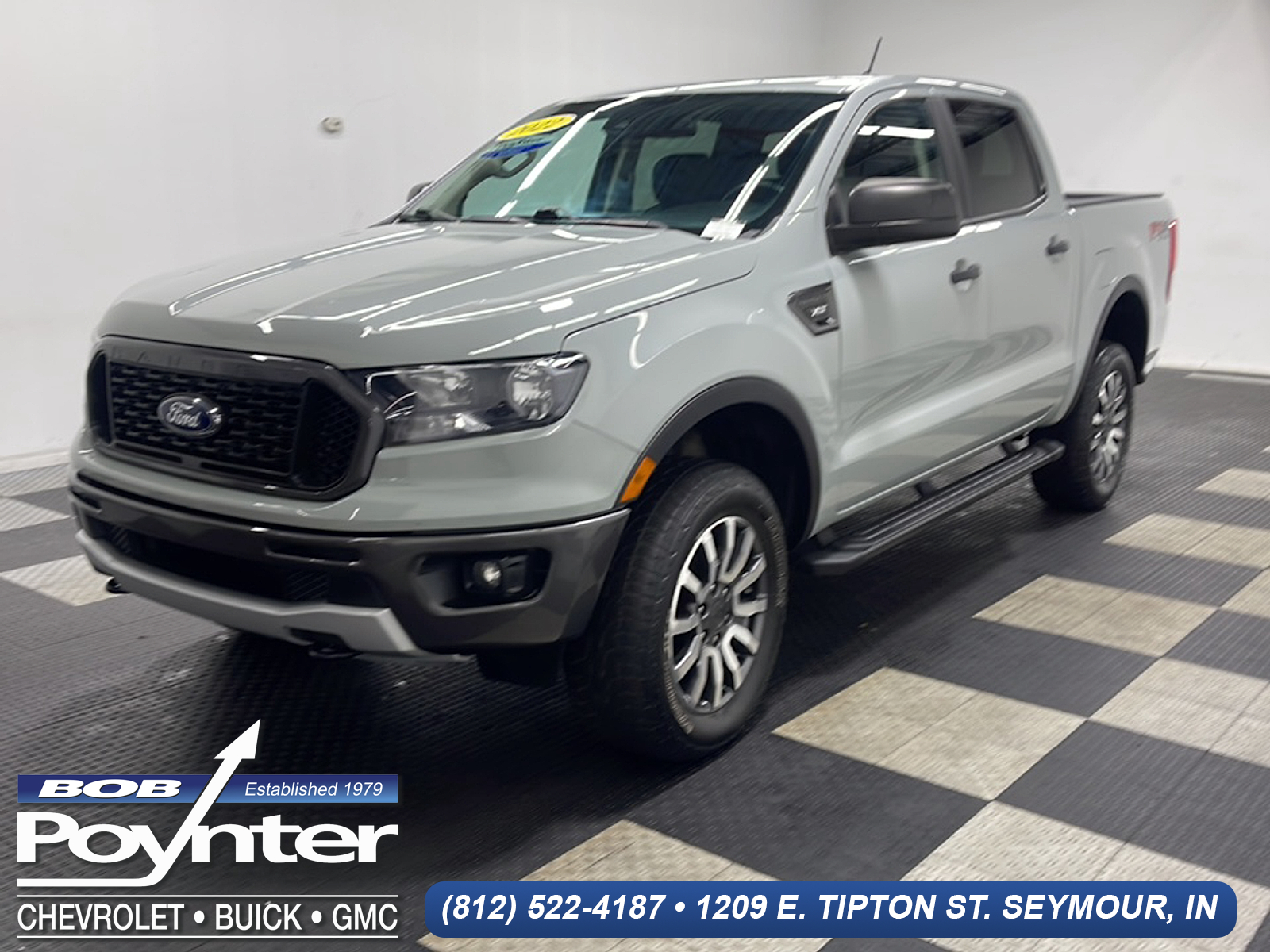 Cactus Gray 2022 Ford Ranger Pickup Truck Four-Wheel Drive Automatic
