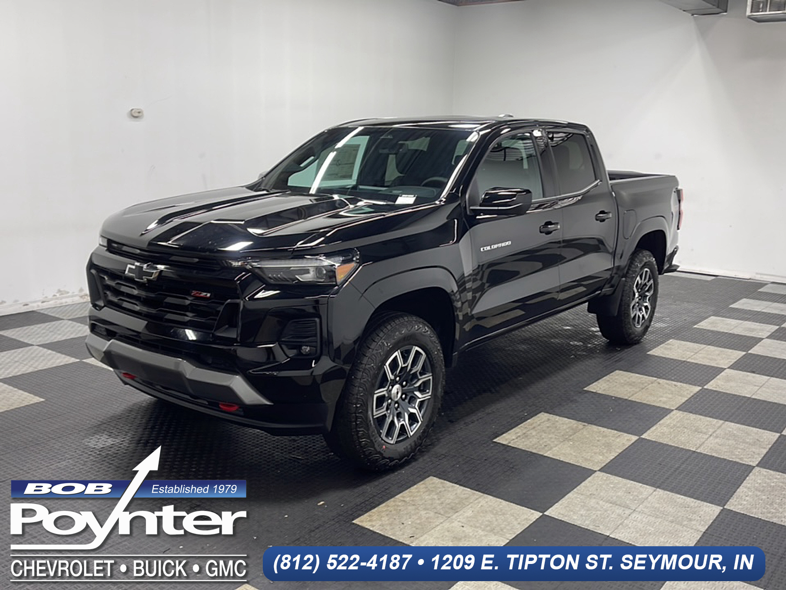Black 2026 Chevrolet Colorado Pickup Truck Four-Wheel Drive Automatic