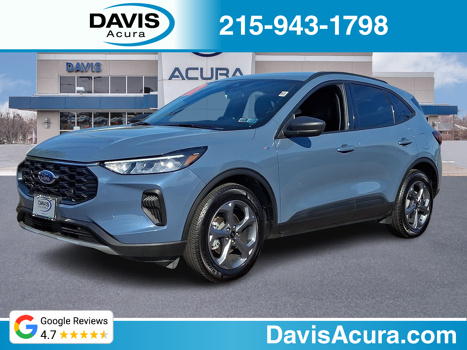 Vapor Blue Metallic - K1 2025 Ford Escape Hybrid ST-Line FWD SUV / Crossover Front-Wheel Drive Automatic
