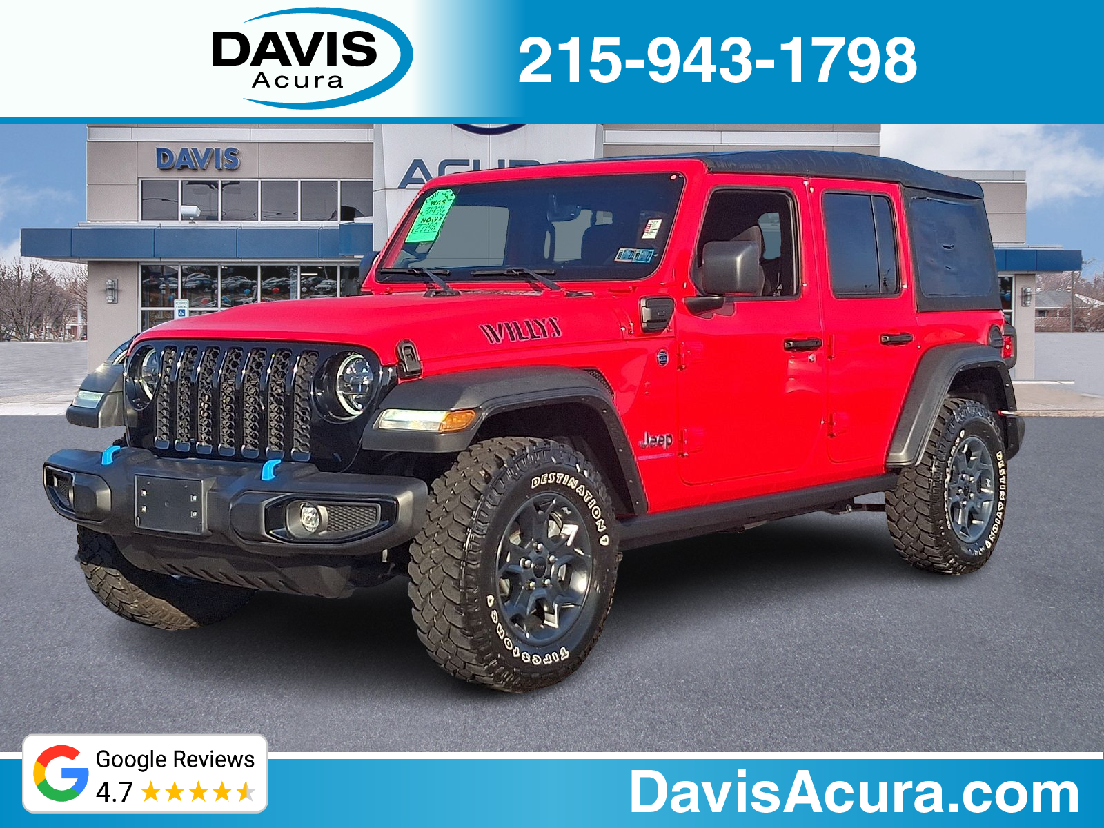 2023 Jeep Wrangler 4xe Willys 4WD