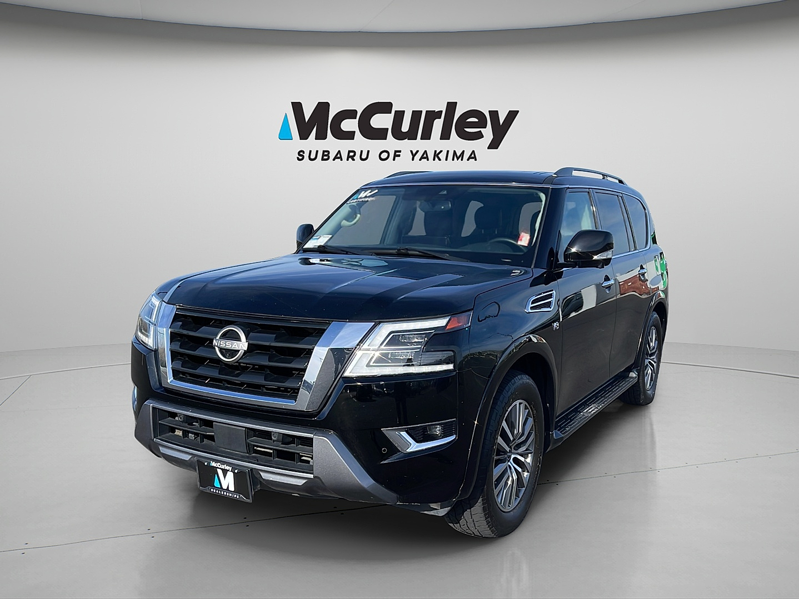 Super Black 2021 Nissan Armada SUV / Crossover Four-Wheel Drive Automatic