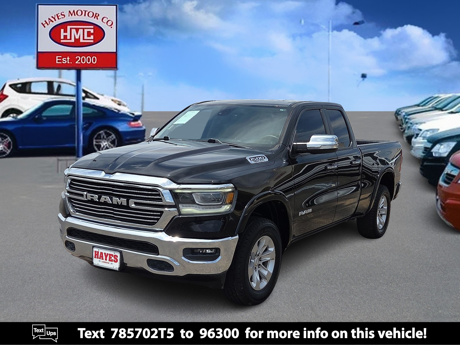 2019 RAM 1500 Laramie Quad Cab 4x2 6'4" Box