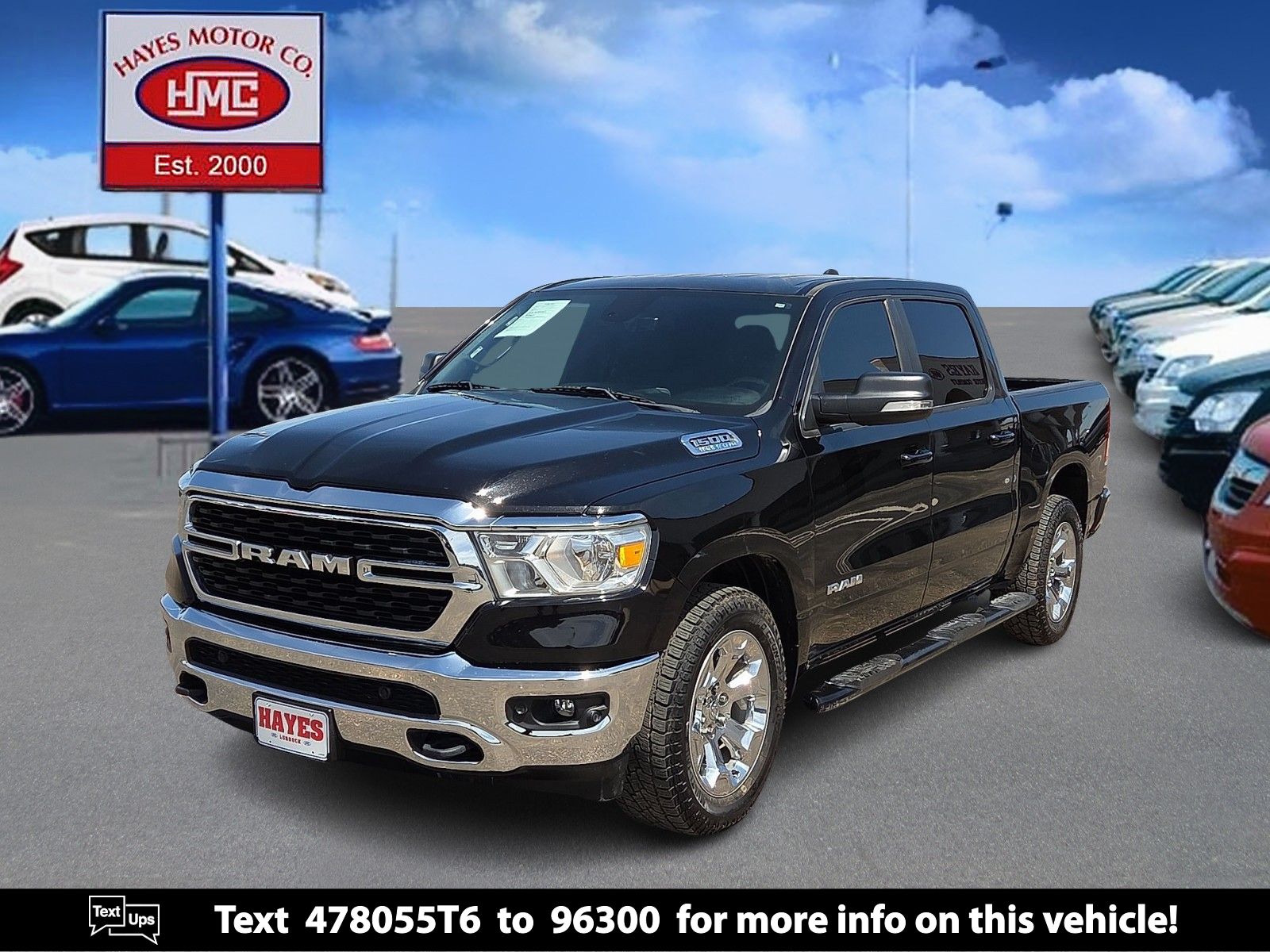 2022 RAM 1500 Lone Star Crew Cab 4x4 5'7" Box
