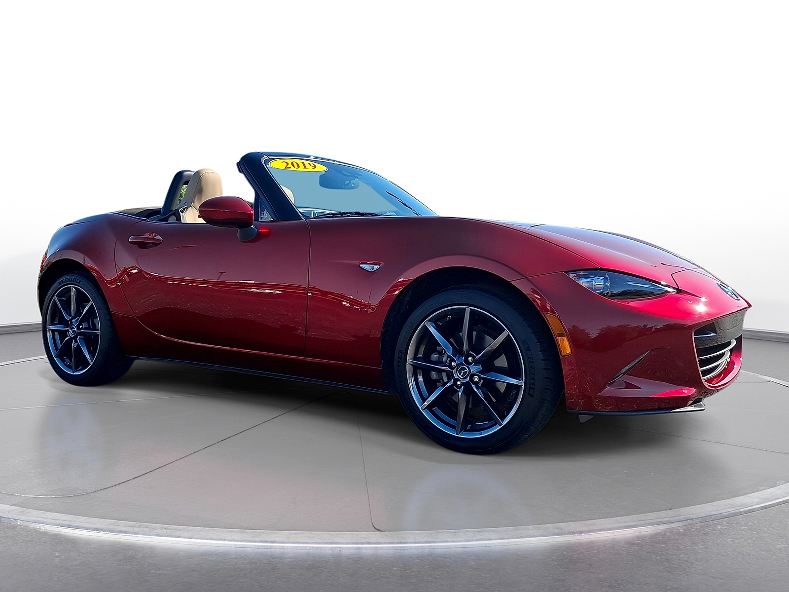 Soul Red Crystal Metallic - 46V 2019 Mazda MX-5 Miata Grand Touring RWD Convertible Rear-Wheel Drive Manual
