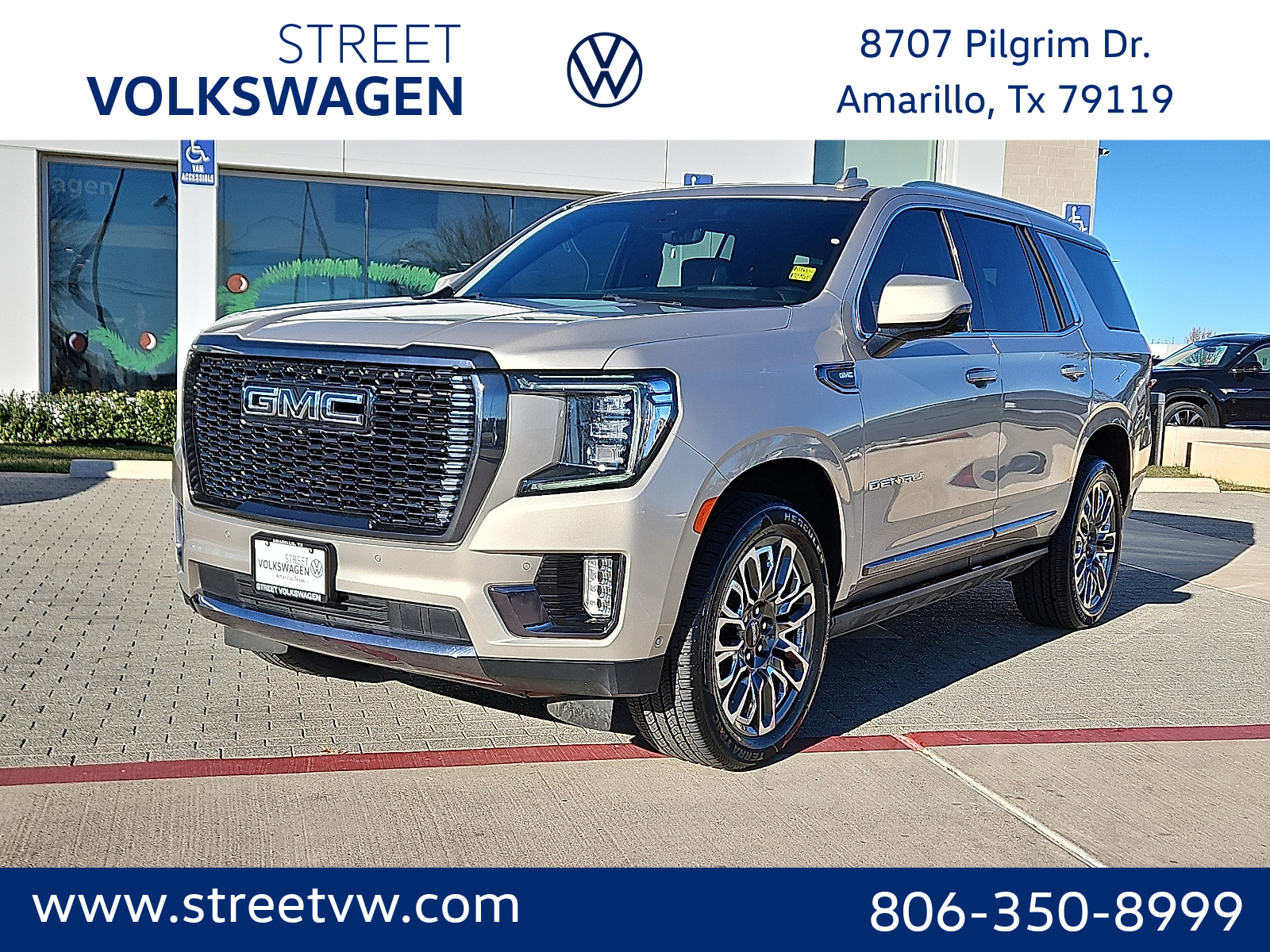 Brown (Pearl Beige Metallic) 2024 GMC Yukon Denali Ultimate 4WD SUV / Crossover Four-Wheel Drive Automatic