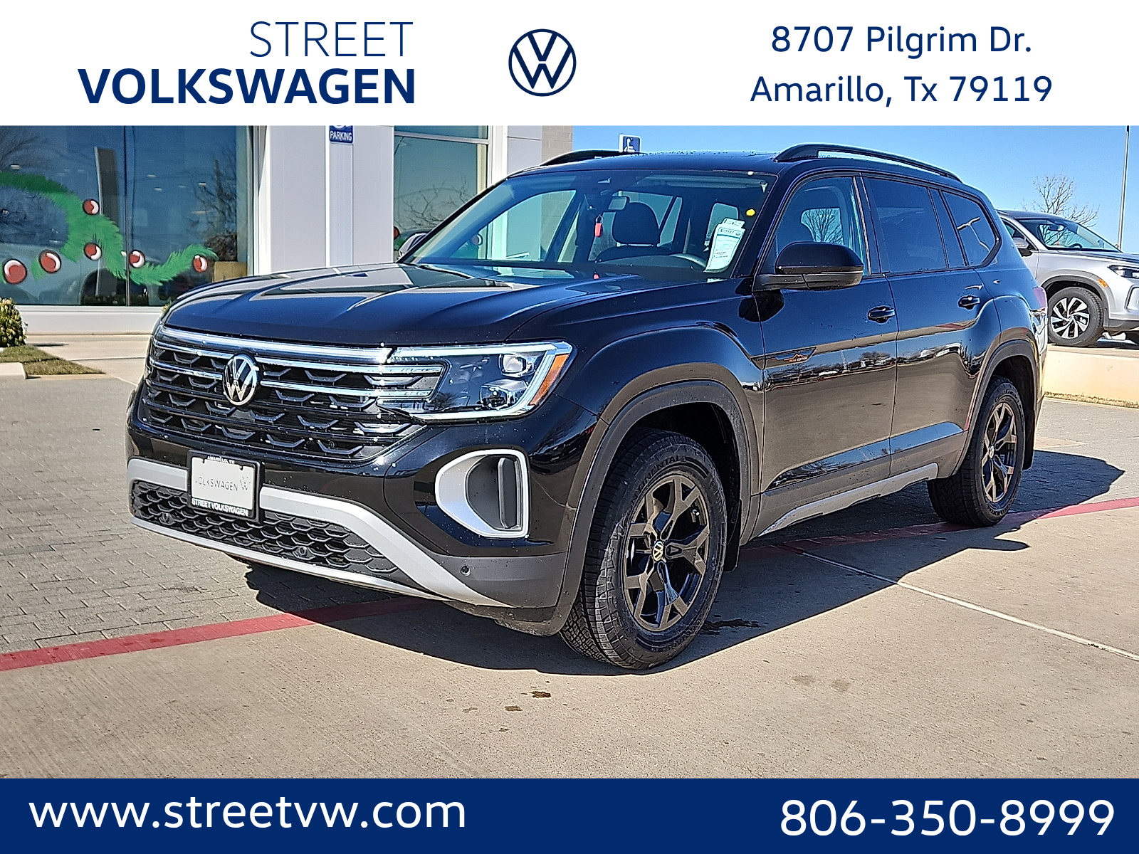 2026 Volkswagen Atlas Peak Edition in Deep Black Pearl