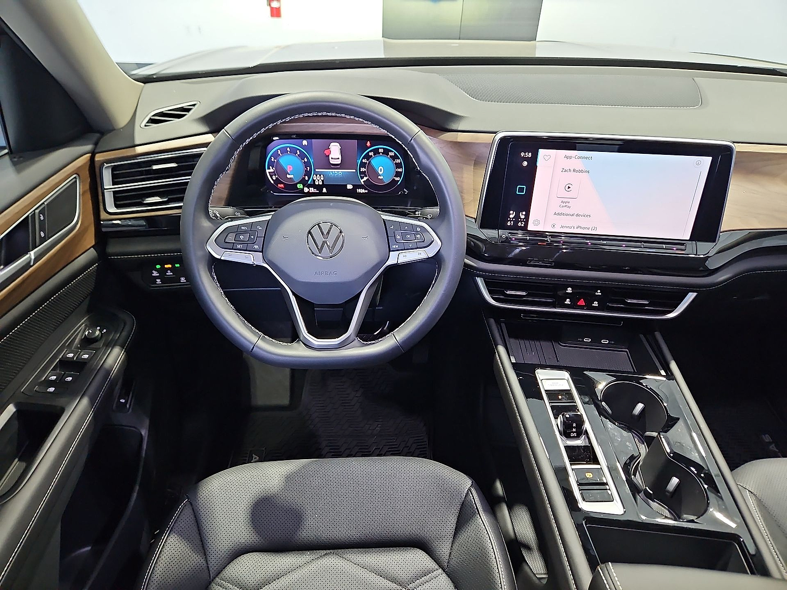 2026 Volkswagen Atlas SE with Technology Avocado Green Pearl at Street VW of Amarillo