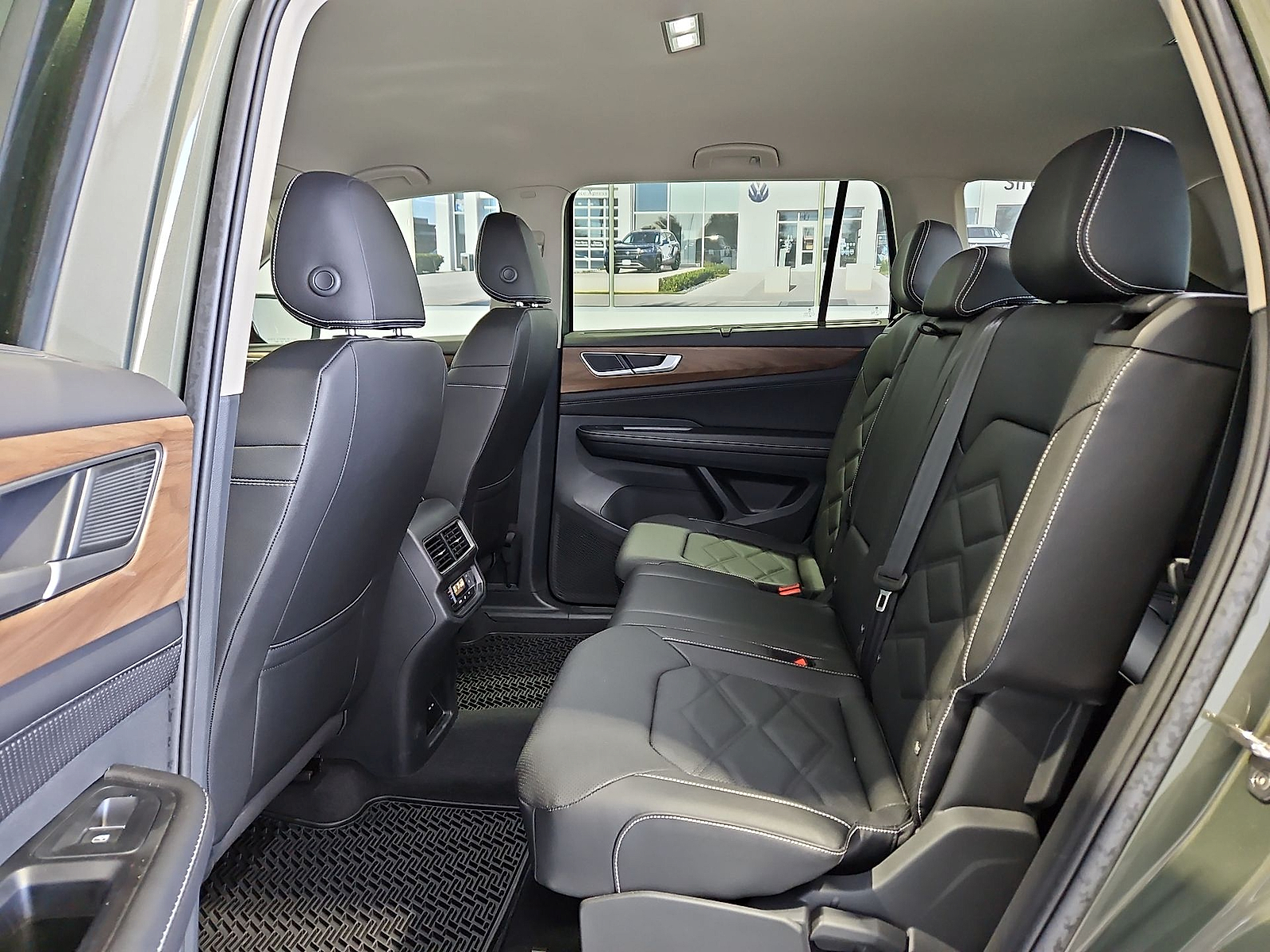 2026 Volkswagen Atlas SE with Technology Avocado Green Pearl at Street VW of Amarillo