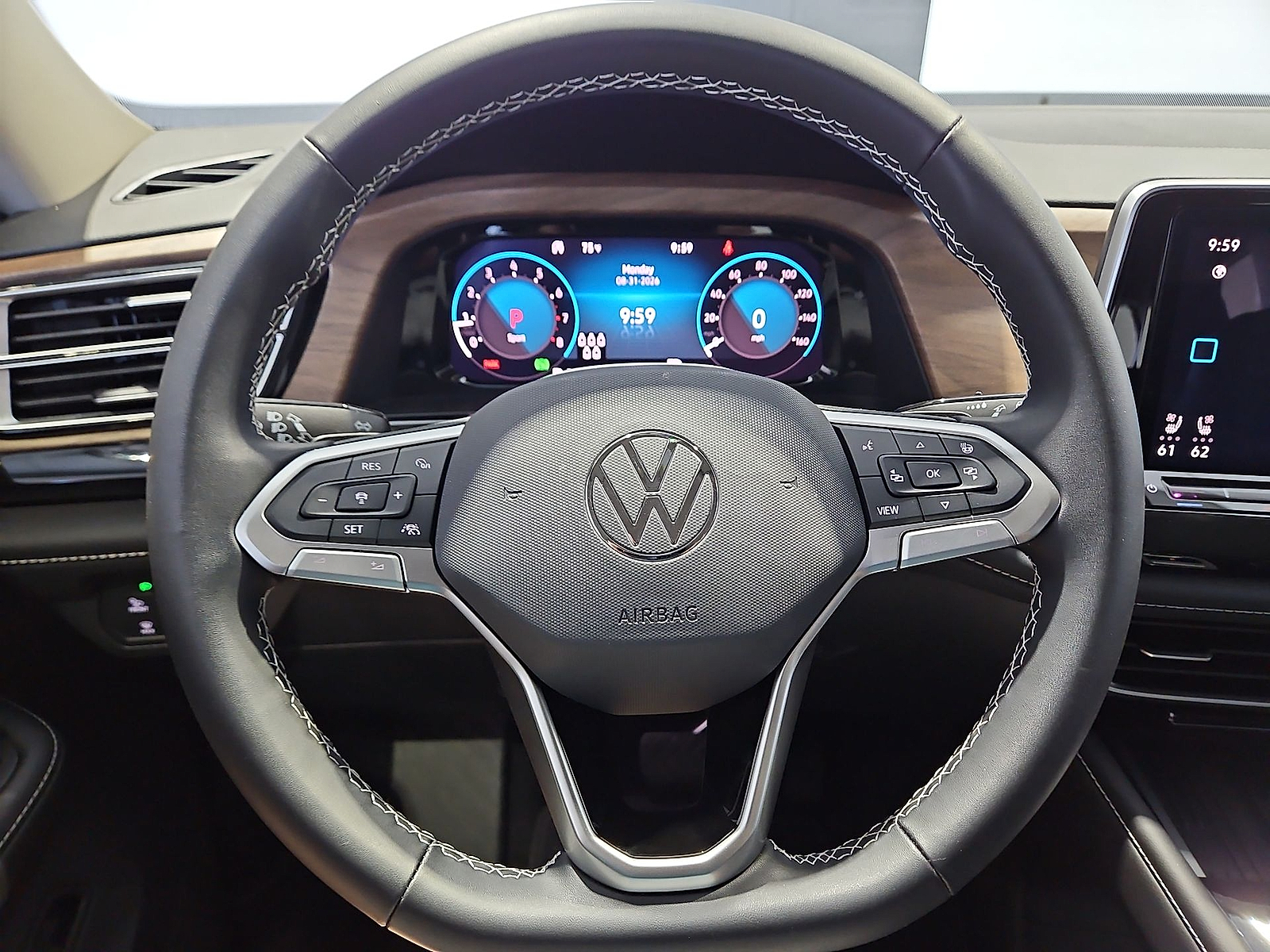 2026 Volkswagen Atlas SE with Technology Avocado Green Pearl at Street VW of Amarillo