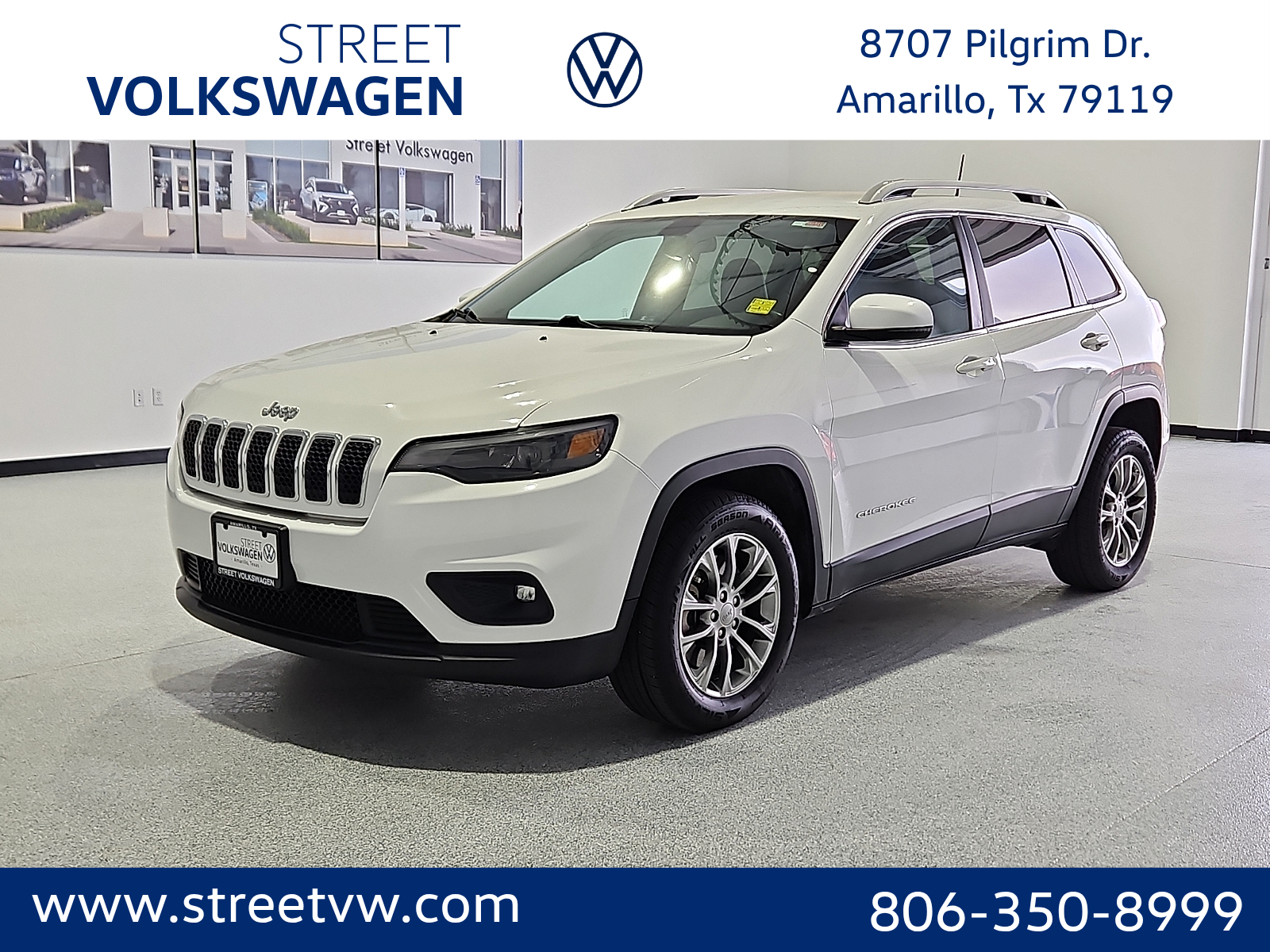 Bright White Clearcoat 2020 Jeep Cherokee Latitude Plus FWD SUV / Crossover Front-Wheel Drive Automatic