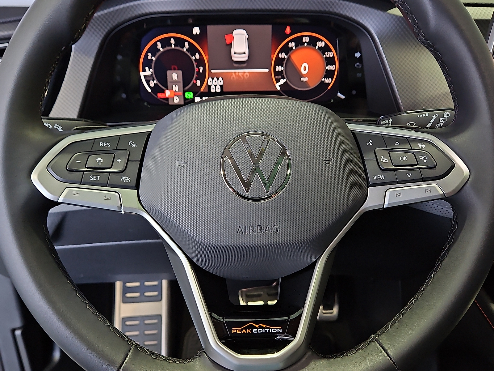 2026 Volkswagen Atlas Peak Edition Opal White Pearl at Street VW of Amarillo