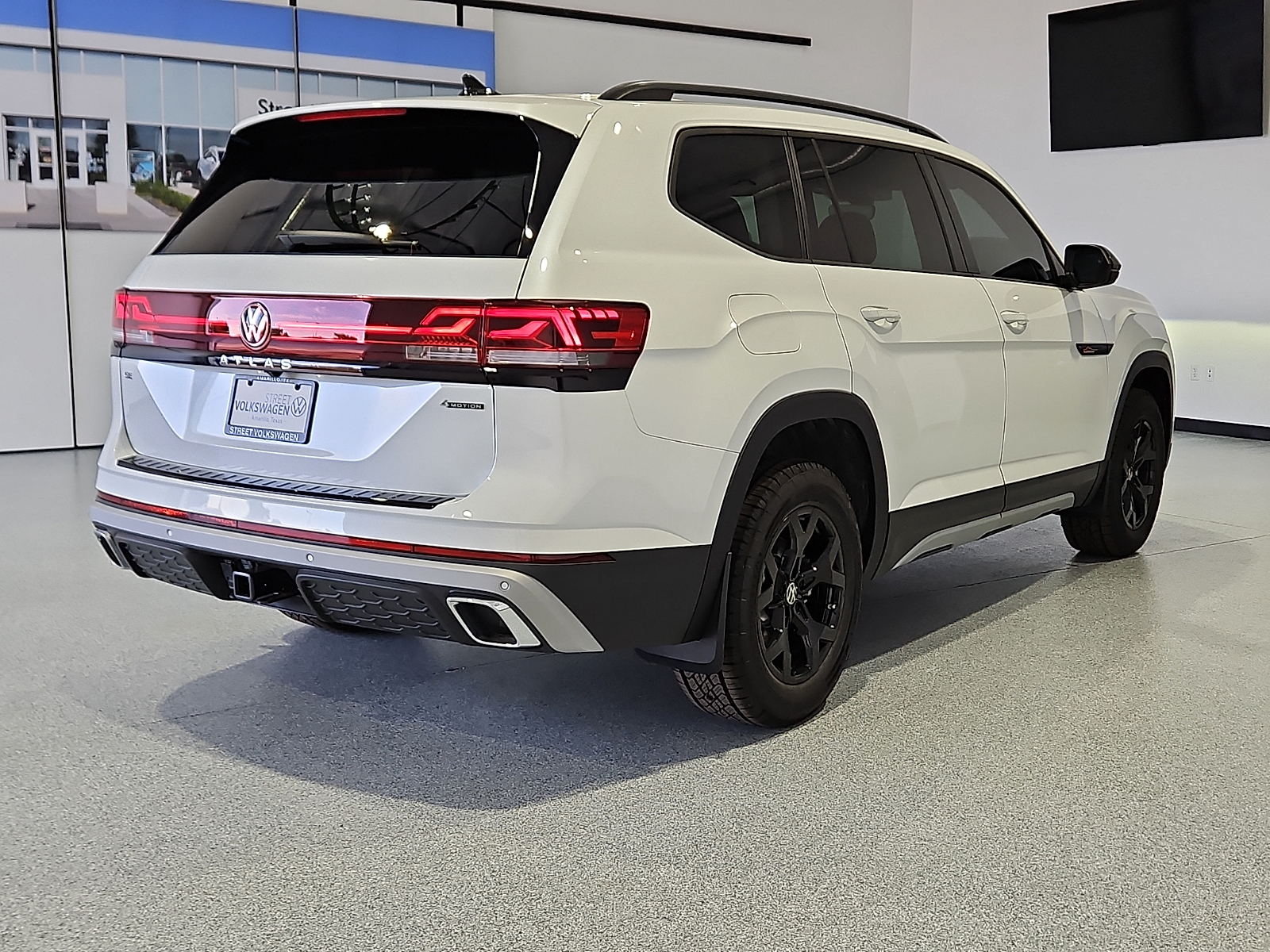 2026 Volkswagen Atlas Peak Edition Opal White Pearl at Street VW of Amarillo