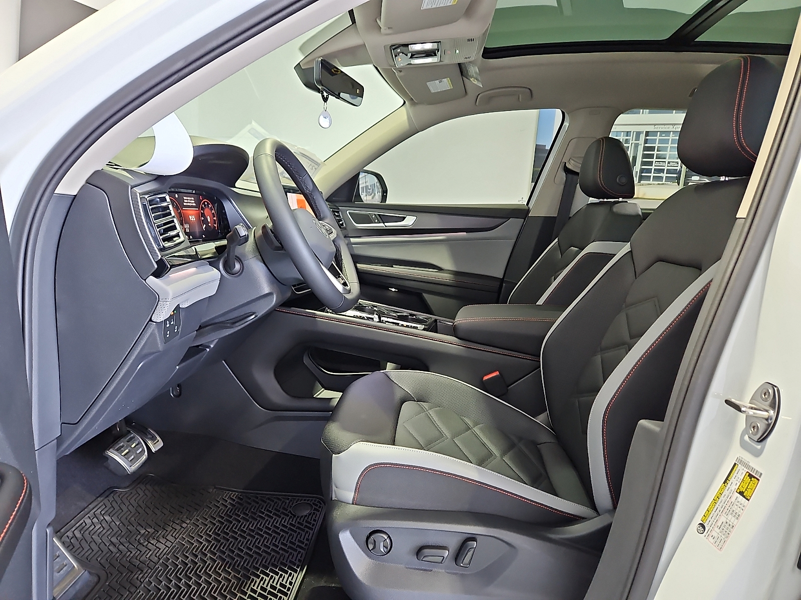 2026 Volkswagen Atlas Peak Edition Opal White Pearl at Street VW of Amarillo