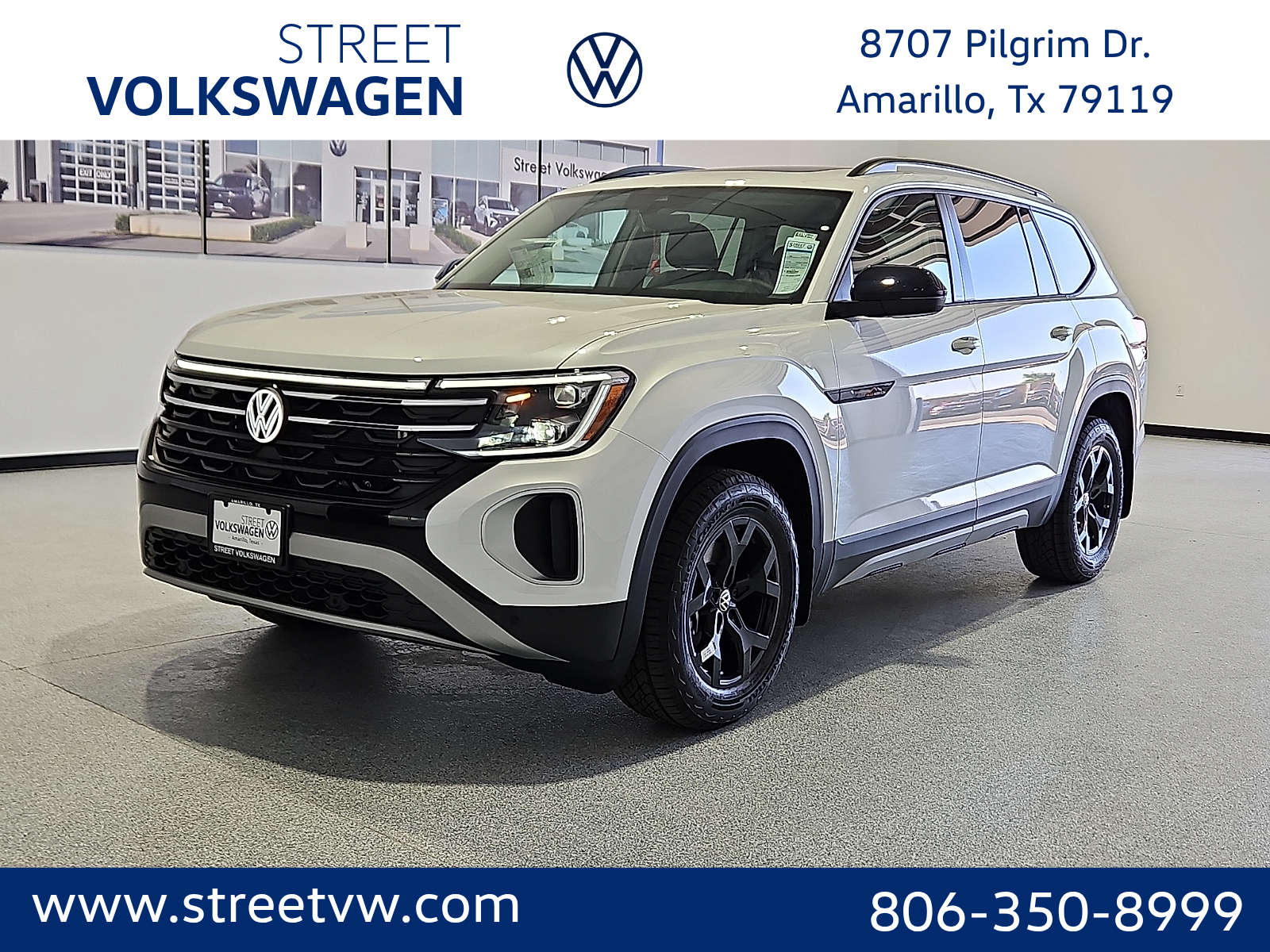 2026 Volkswagen Atlas Peak Edition in Opal White Pearl