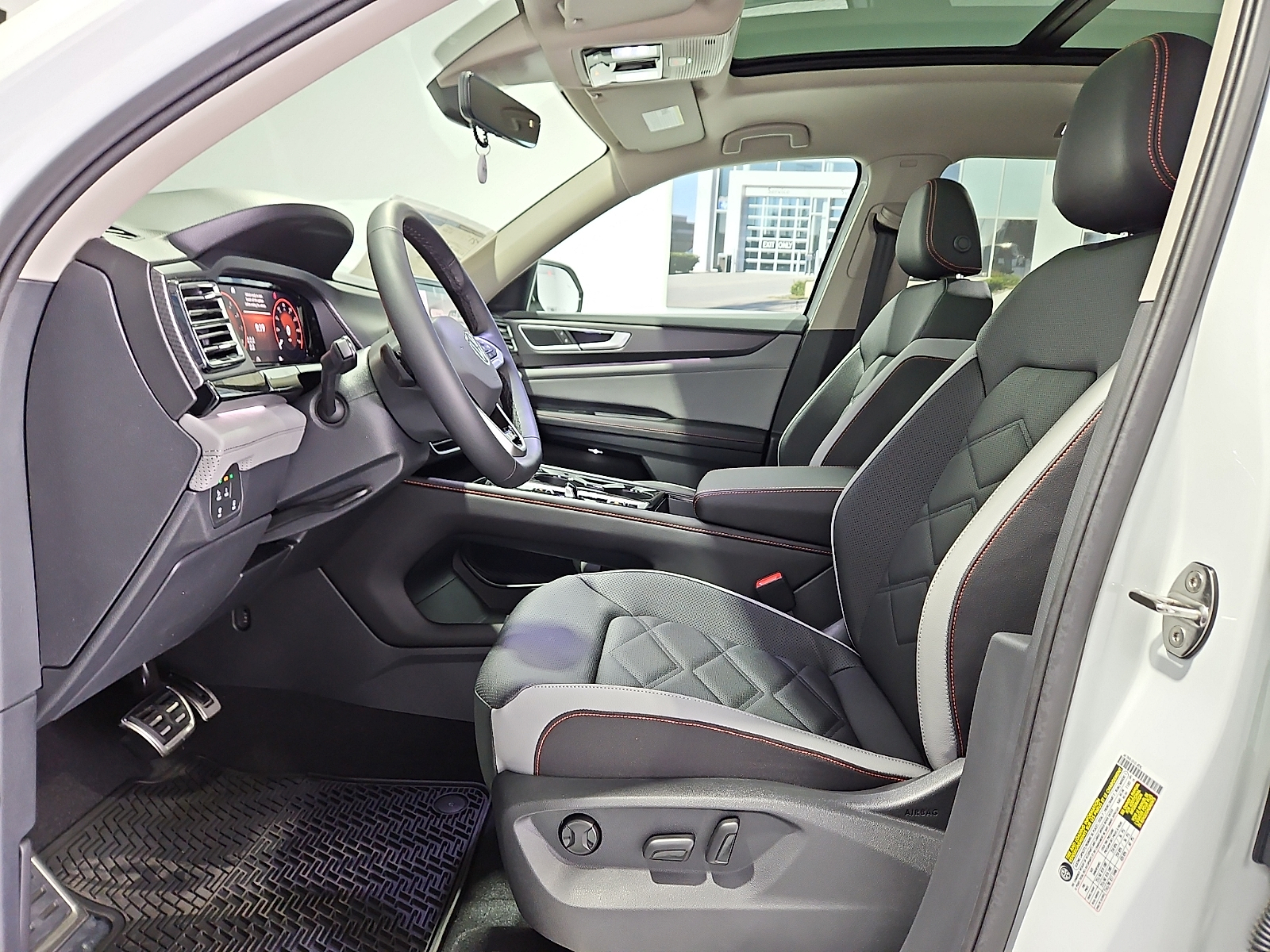 2026 Volkswagen Atlas Peak Edition Opal White Pearl at Street VW of Amarillo