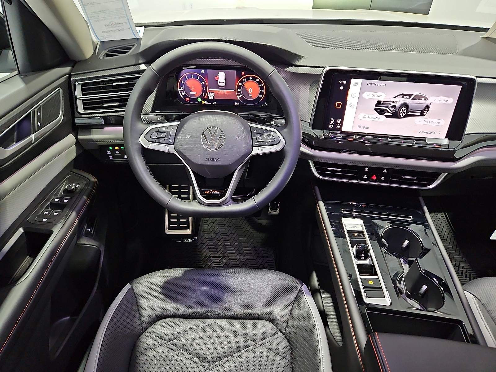 2026 Volkswagen Atlas Peak Edition Opal White Pearl at Street VW of Amarillo
