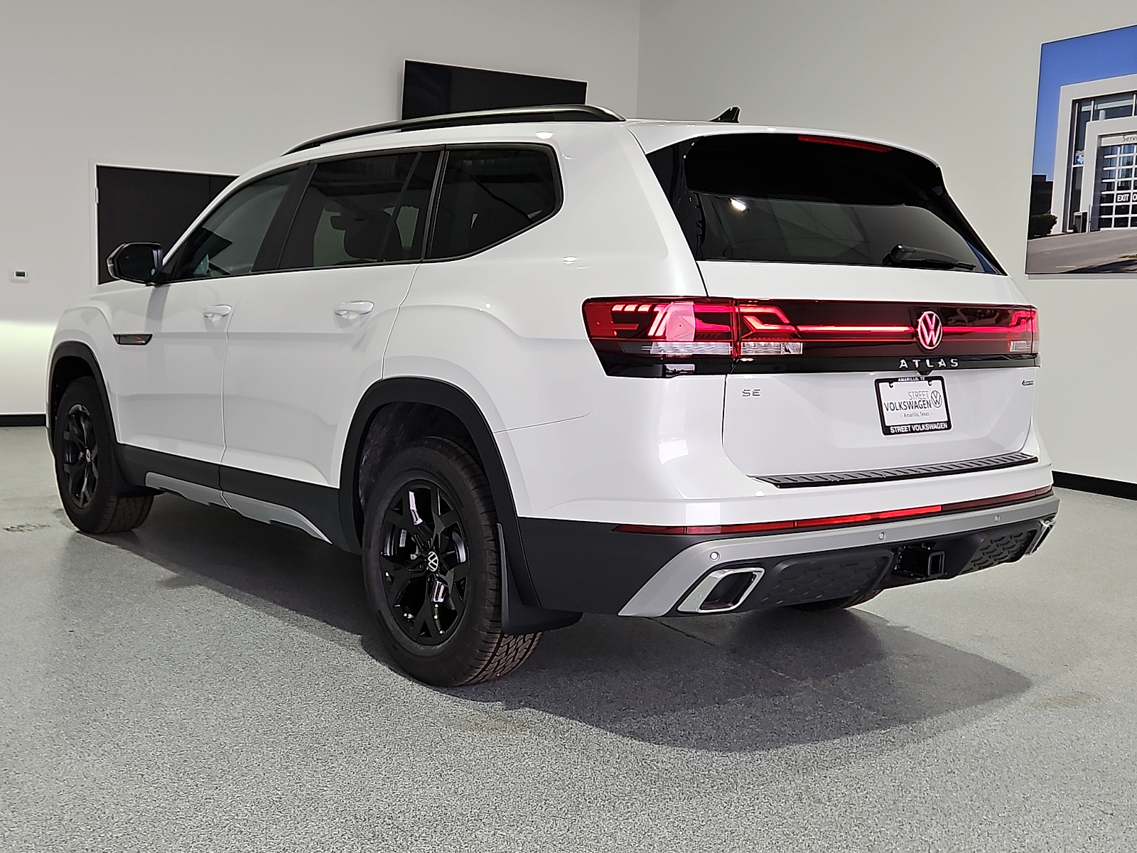 2026 Volkswagen Atlas Peak Edition Opal White Pearl at Street VW of Amarillo
