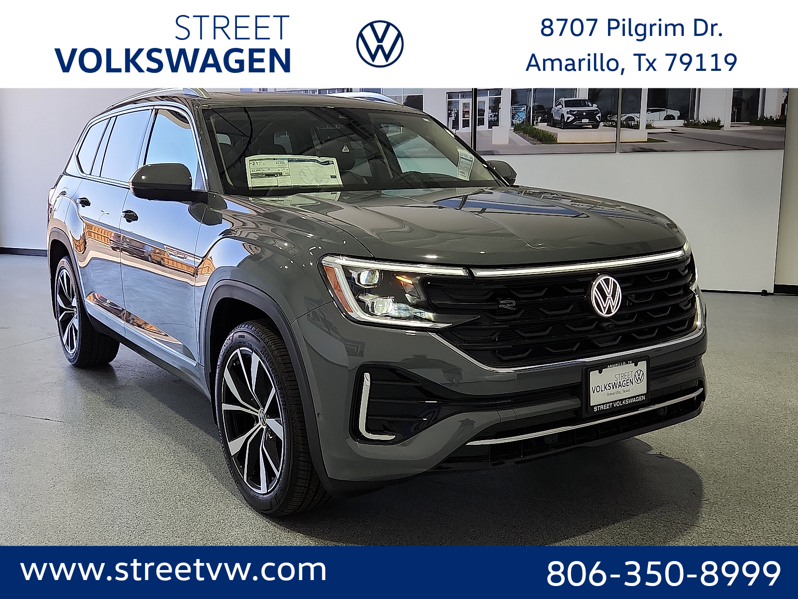 2026 Volkswagen Atlas SEL Premium R-Line in Pure Gray