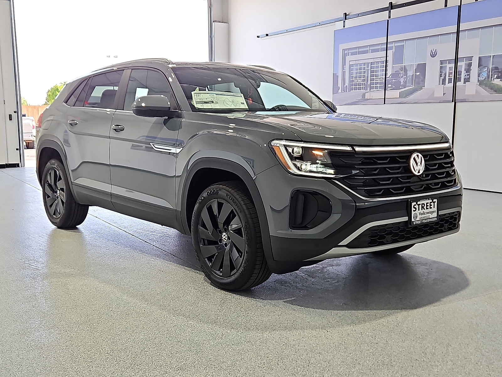 2026 Volkswagen Atlas Cross Sport SE with Technology Pure Gray at Street VW of Amarillo