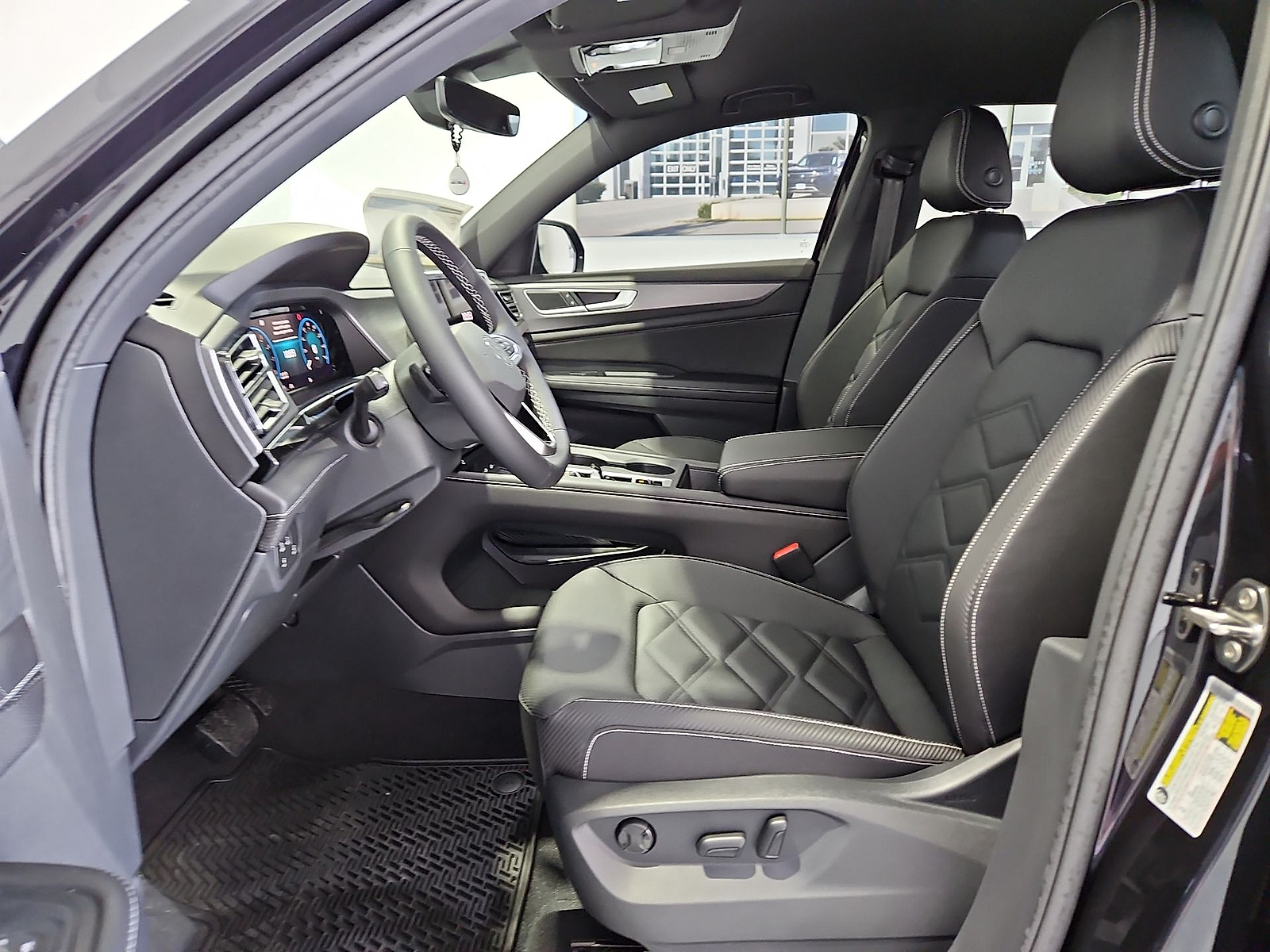 2026 Volkswagen Atlas Cross Sport SE Deep Black Pearl at Street VW of Amarillo