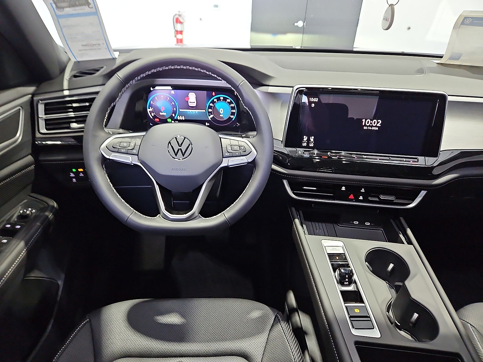 2026 Volkswagen Atlas Cross Sport SE Deep Black Pearl at Street VW of Amarillo