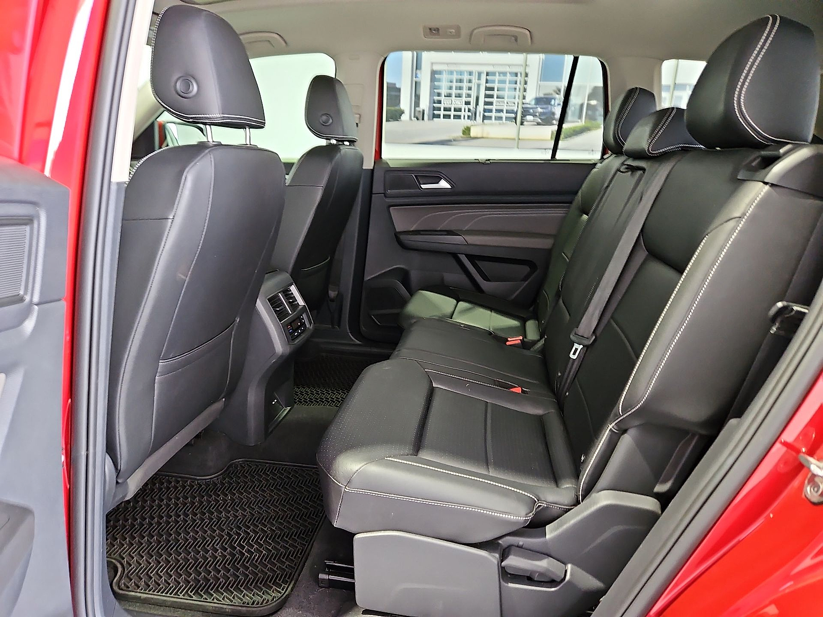 2023 Volkswagen Atlas 3.6L V6 SE w/Technology Aurora Red Metallic at Street VW of Amarillo